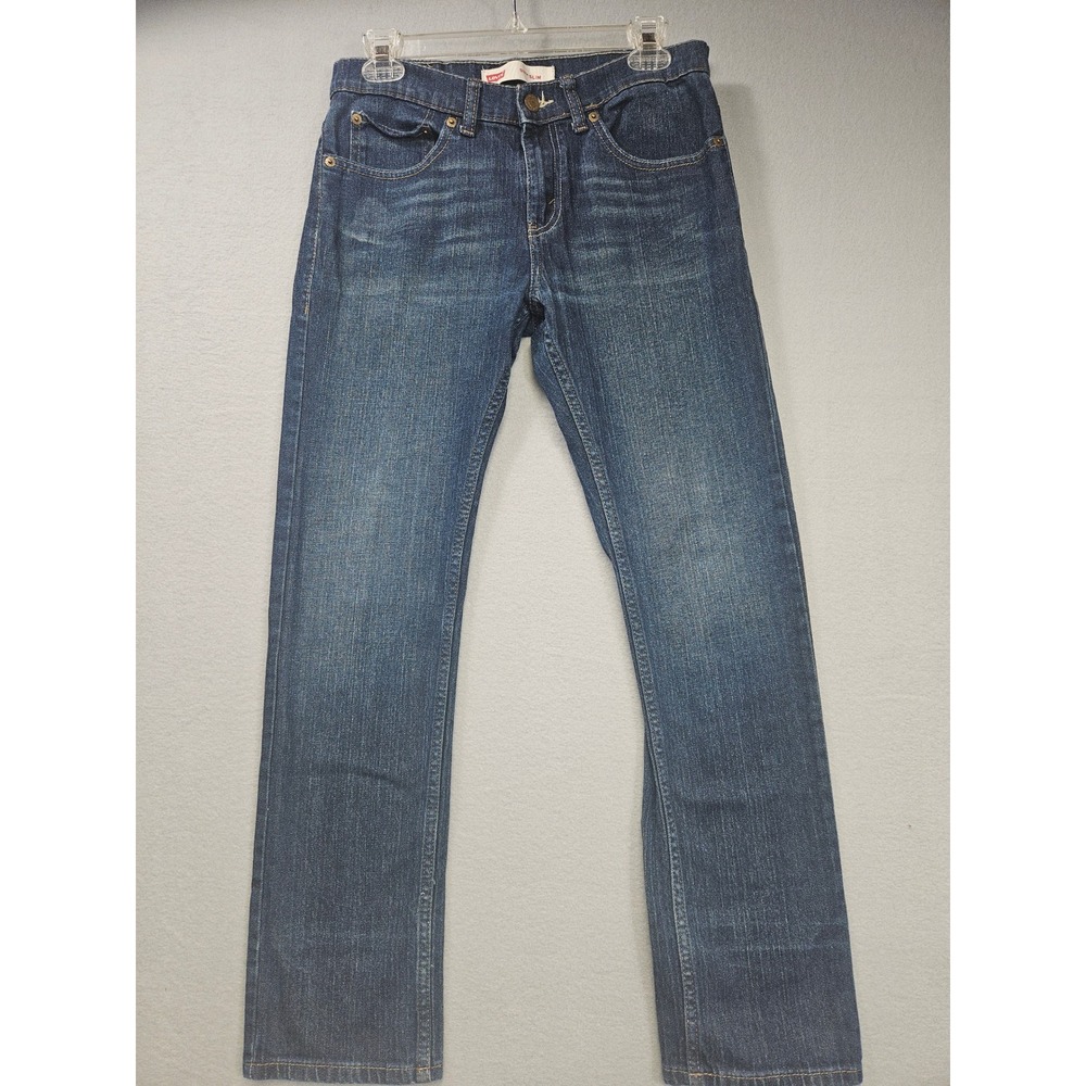 Levis 511 Slim Jeans Dark Wash Denim Size 29x29 Blue Mid Rise 5-Pocket